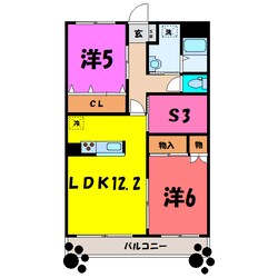 ライフォート大友　(前橋市大友町)の物件間取画像